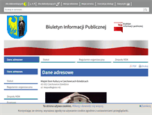 Tablet Screenshot of bip.mdk.czechowice-dziedzice.pl