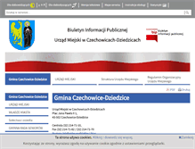 Tablet Screenshot of bip.czechowice-dziedzice.pl