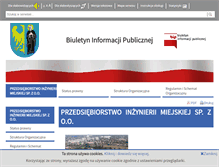 Tablet Screenshot of bip.pim.czechowice-dziedzice.pl